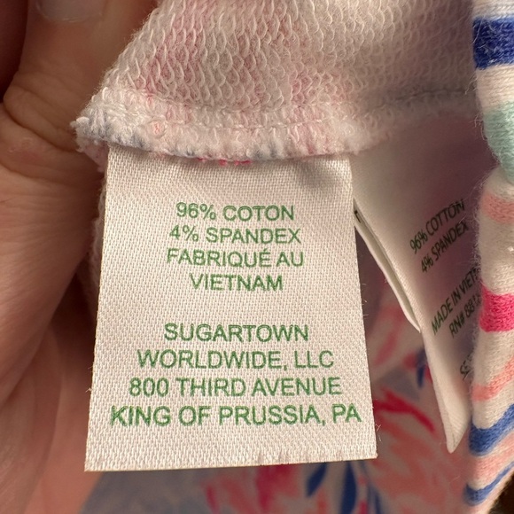 Lilly Pulitzer Skipper Popover Half Zip in Kaleidoscope Coral Size Small - Picture 7 of 10